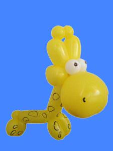 Ballons Giraffe Luftballontiere