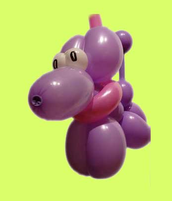Hund Leine Luftballonfiguren