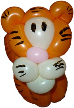 Tiger Luftballonfiguren